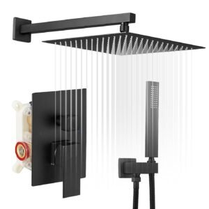 10-inch Wall Mount Dual Shower Head Hand Shower Set