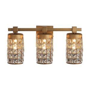 3-Light Modern Golden Wall Light