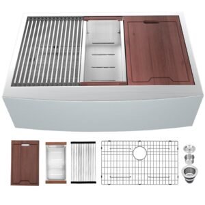 36*22*10 Inch Kitchen Sink Silver Single Bowl Kitchen Sink