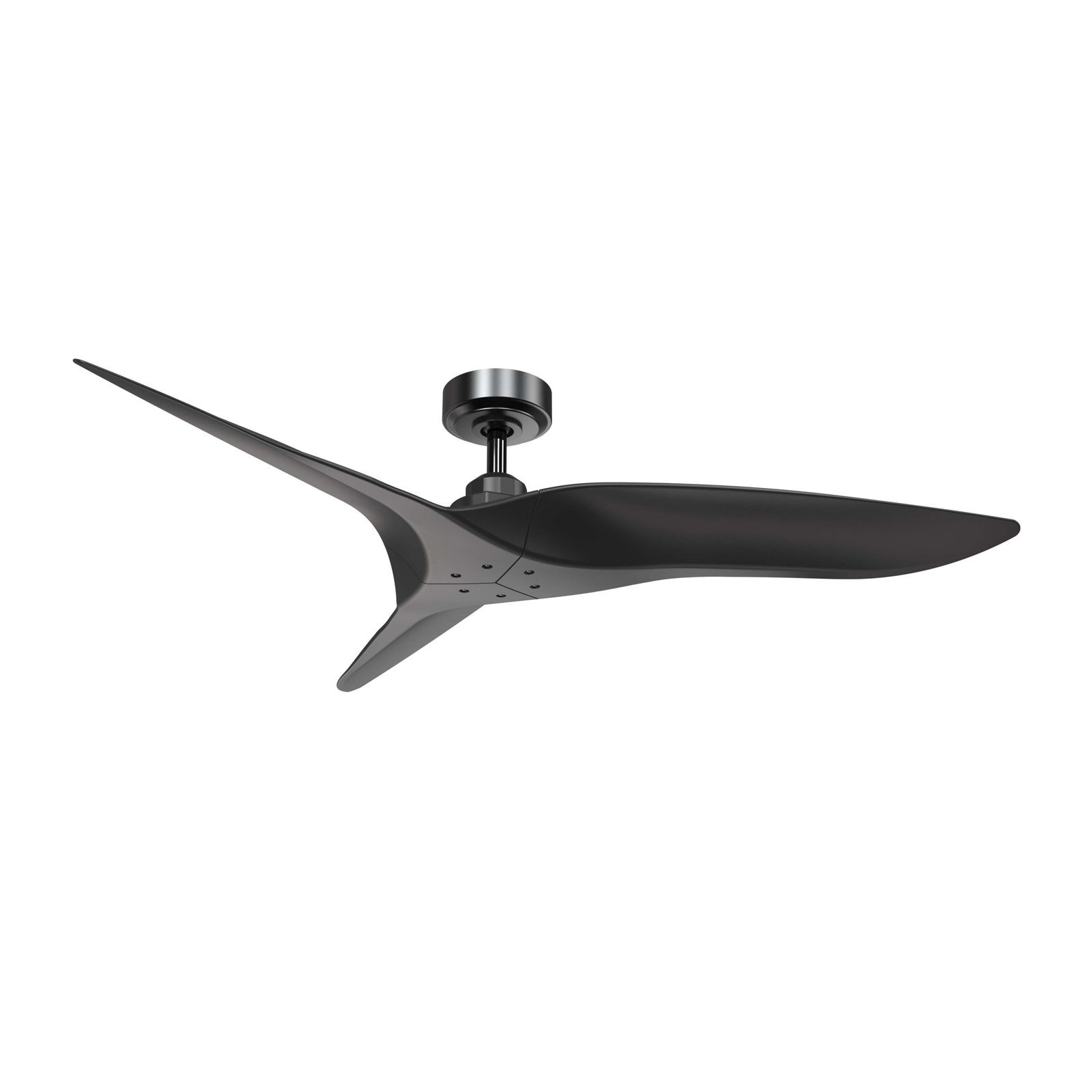 52" Punjab Industrial DC Motor Downrod Mount Reversible Ceiling Fan with Remote Control - Image 2