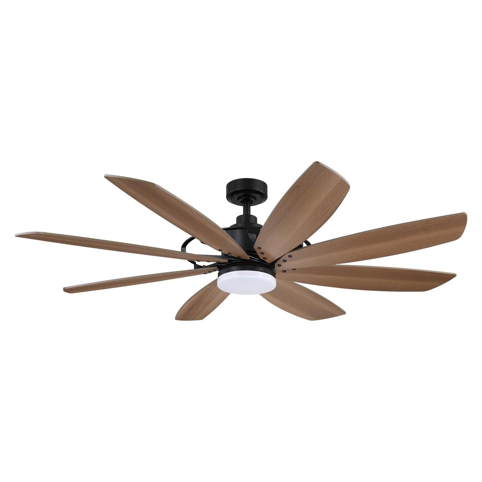 60" Antone Industrial DC Motor Downrod Mount Reversible Ceiling Fan with Lighting and Remote Control - Image 2