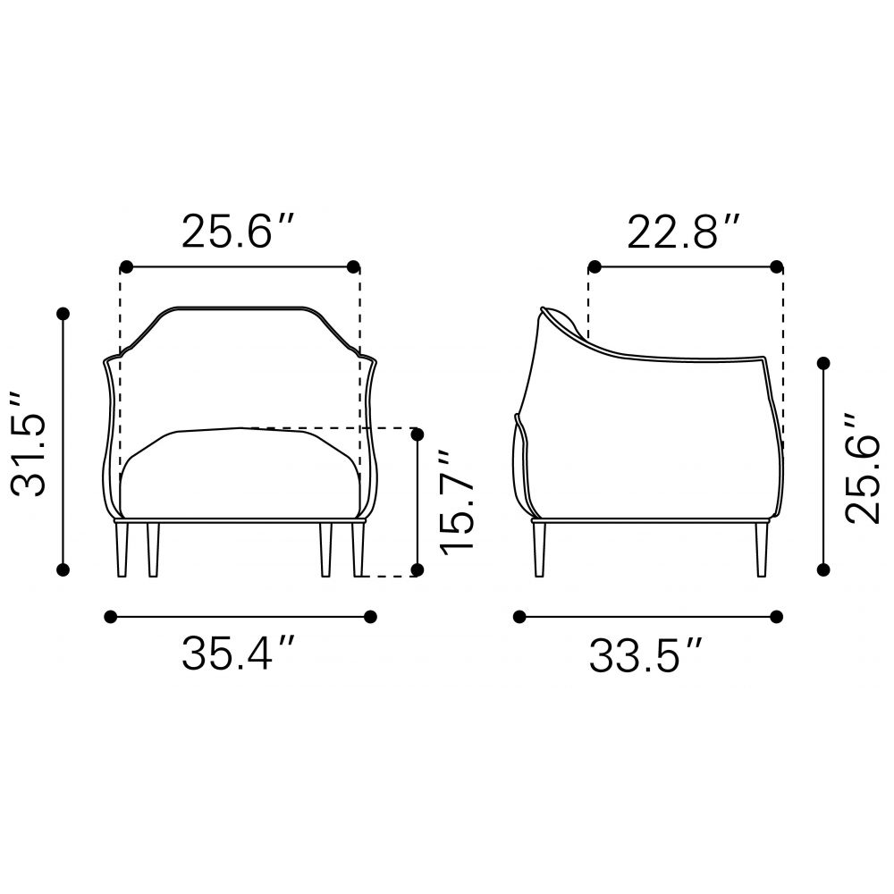 Bedroom Living Room Chair - Image 11