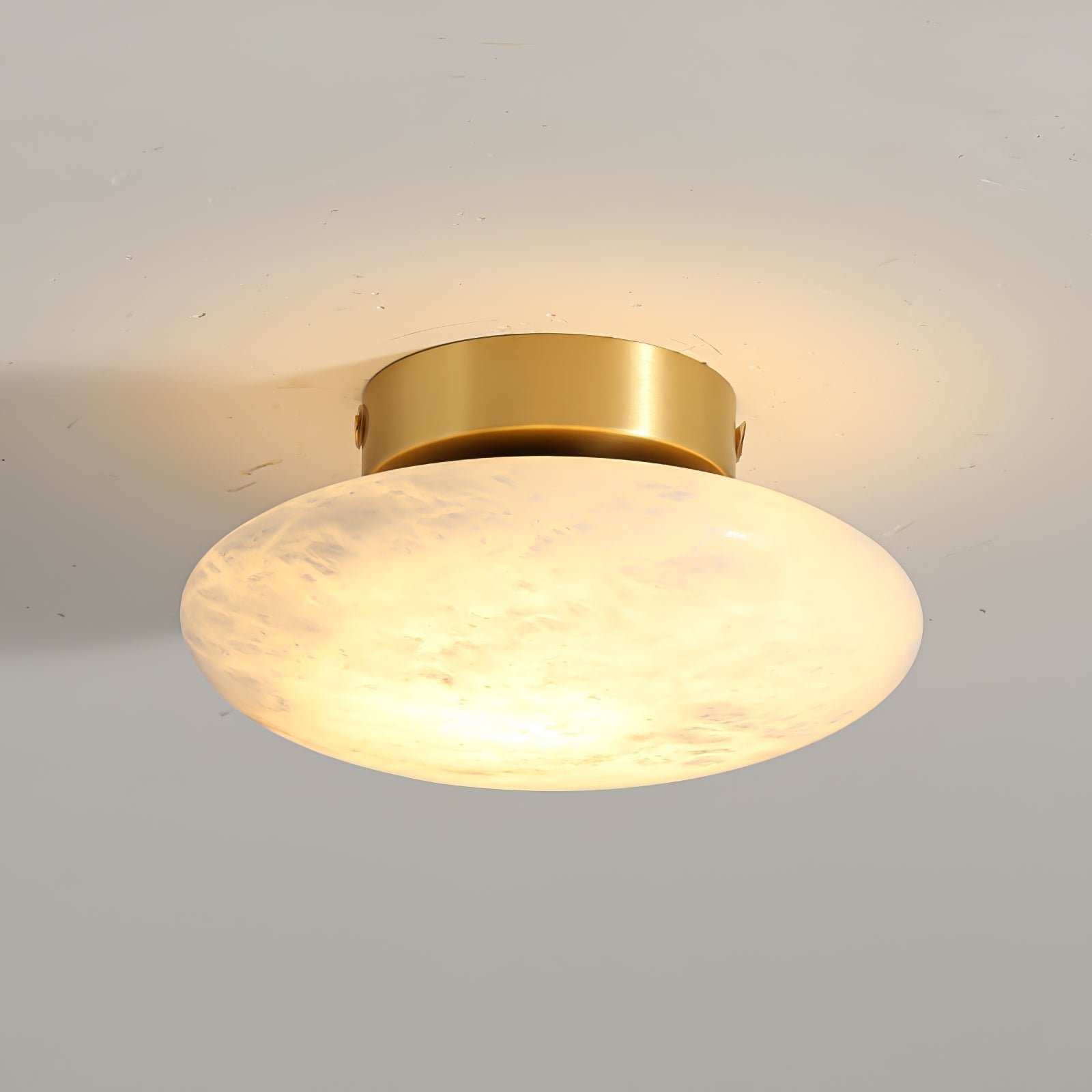 Alabaster Oval Ceiling Lamp - Image 2