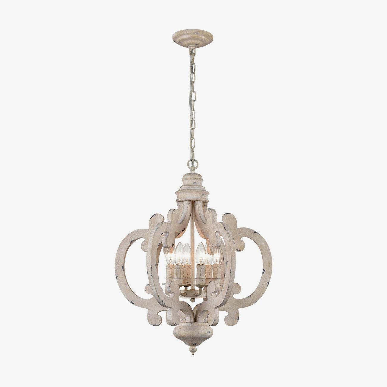 Antique White Style Chandelier - Image 2
