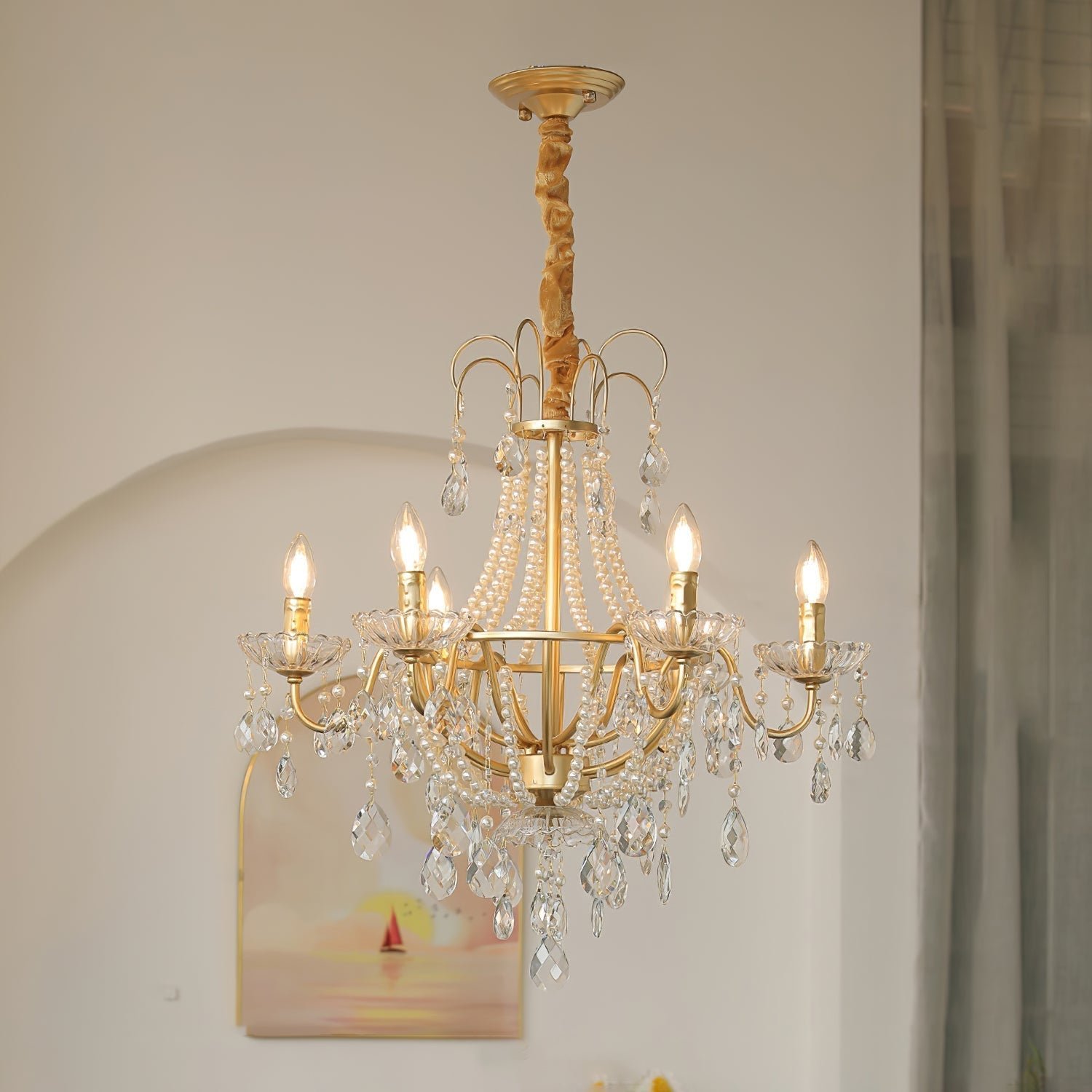 Arcadia Gold Chandelier - Image 2