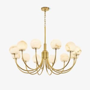 Aurelian Alabaster Globe Chandelier